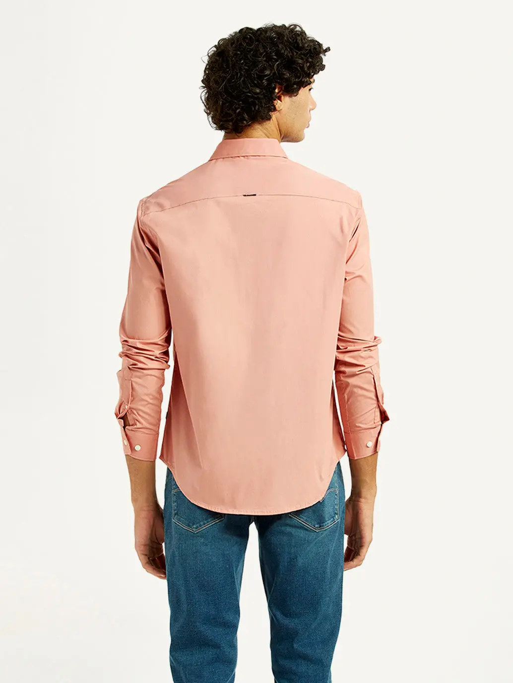 Men's Redloop Solid Slim Fit Shirt 2