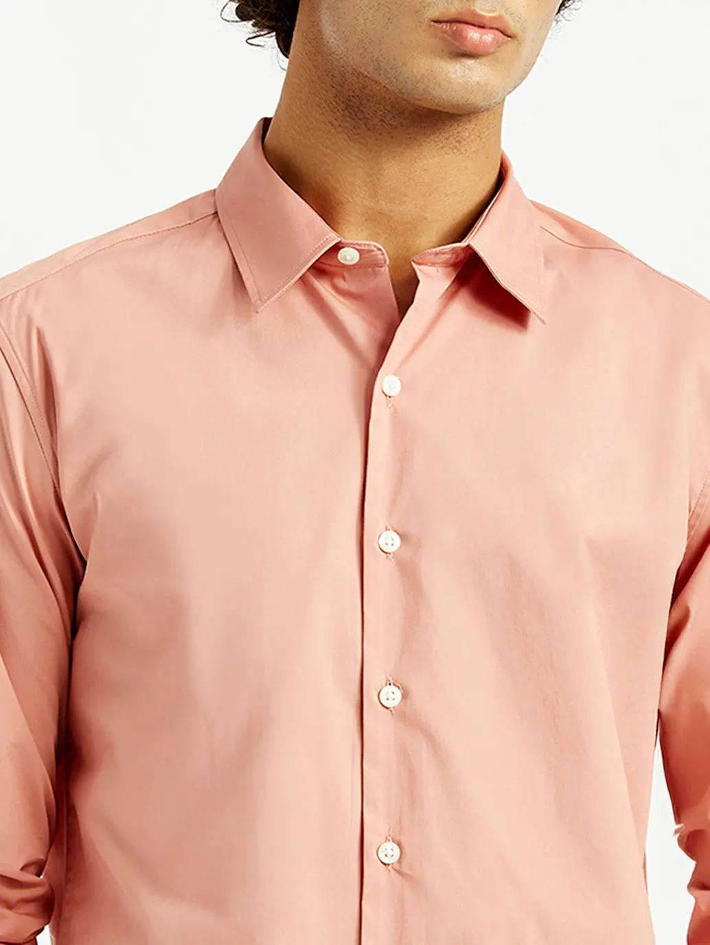 Men's Redloop Solid Slim Fit Shirt 3