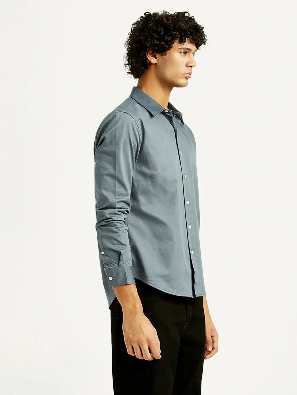 Men's Redloop Solid Slim Fit Shirt 5