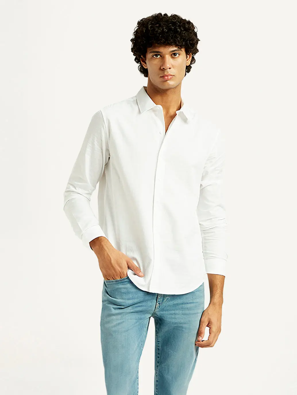 Men's Redloop Solid Slim Fit Shirt 2