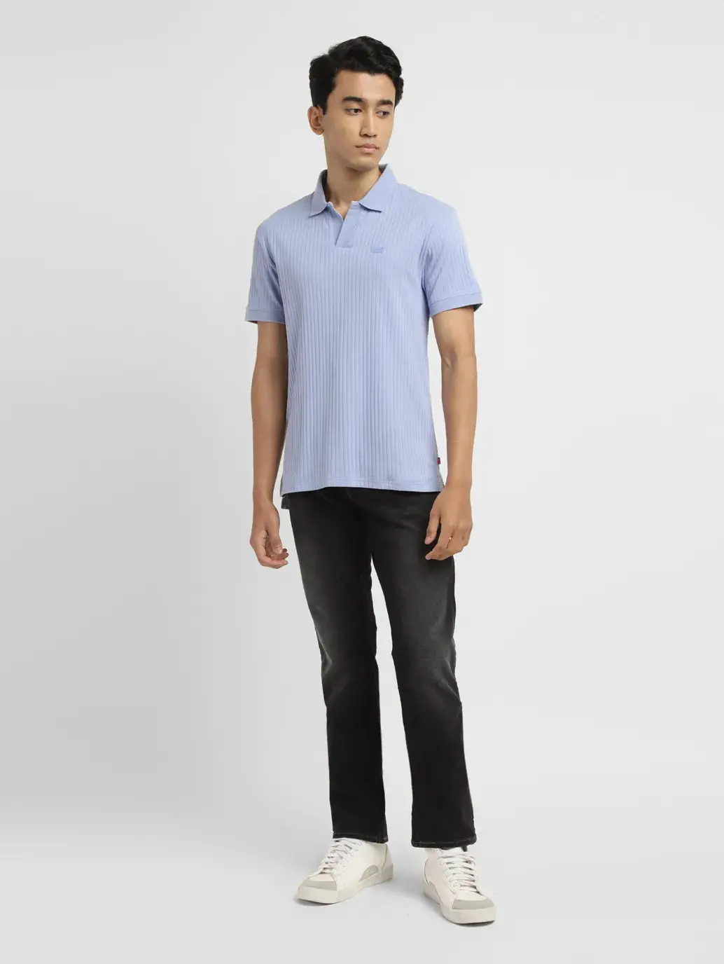 Men's Solid Slim Fit Polo T-Shirt 1