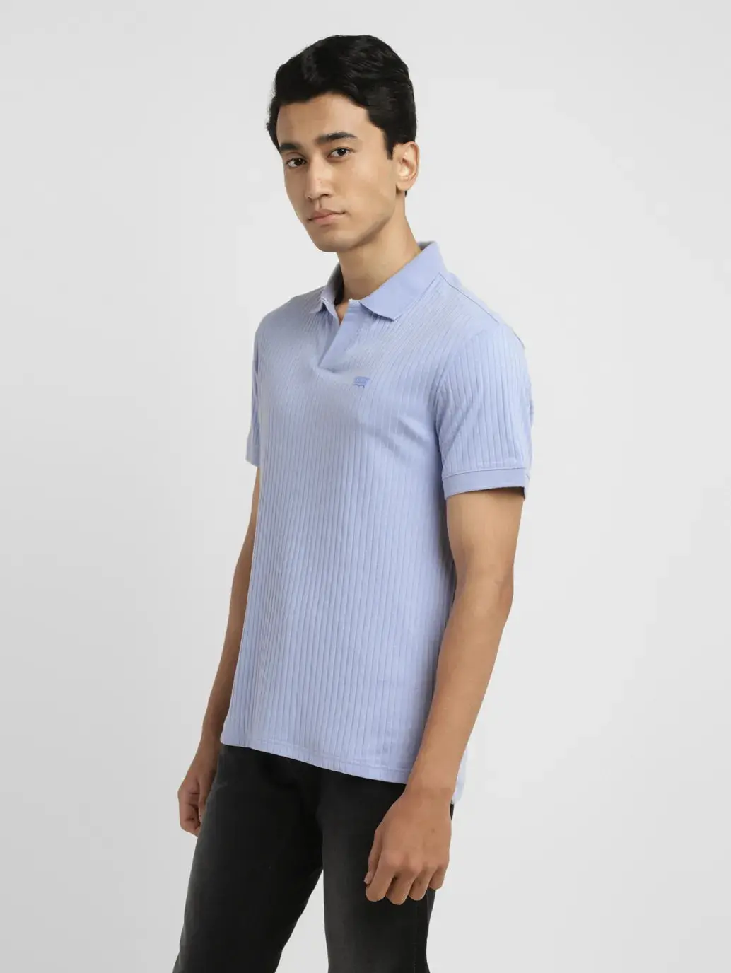 Men's Solid Slim Fit Polo T-Shirt 4