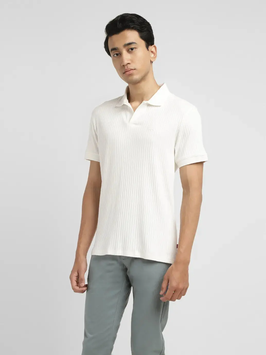 Men's Solid Slim Fit Polo T-Shirt 1