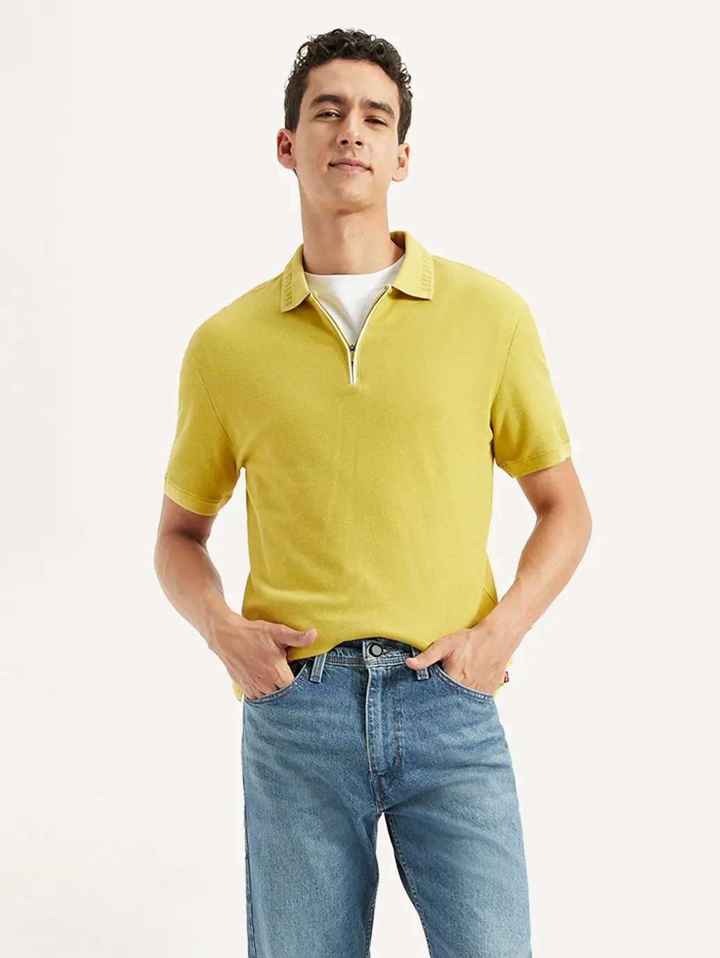 Men's Solid Slim Fit Polo T-Shirt 1