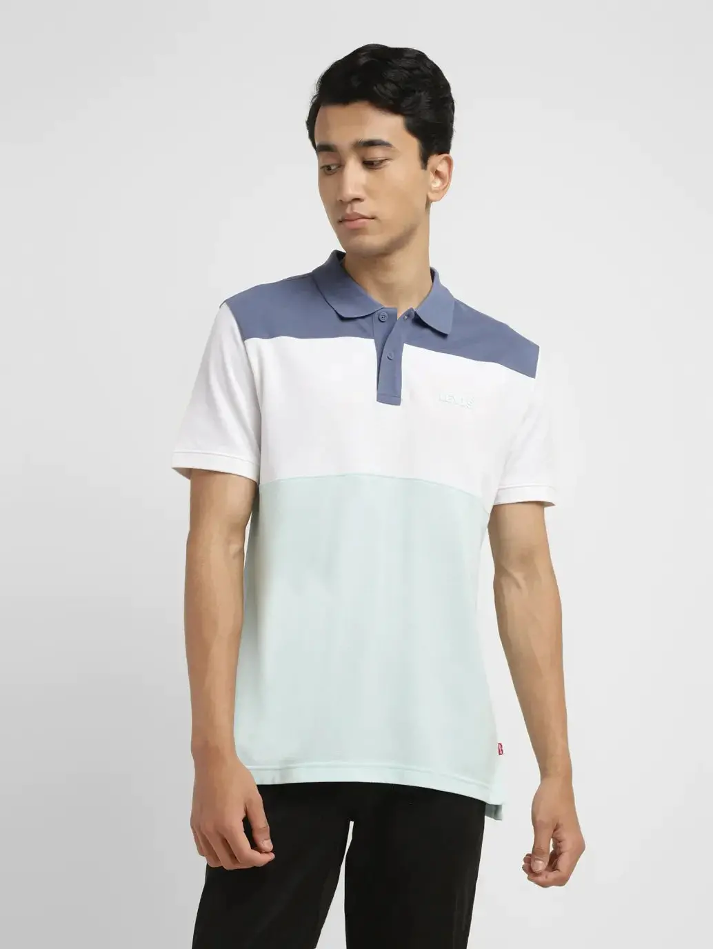 Men's Colorblock Slim Fit Polo T-Shirt 2