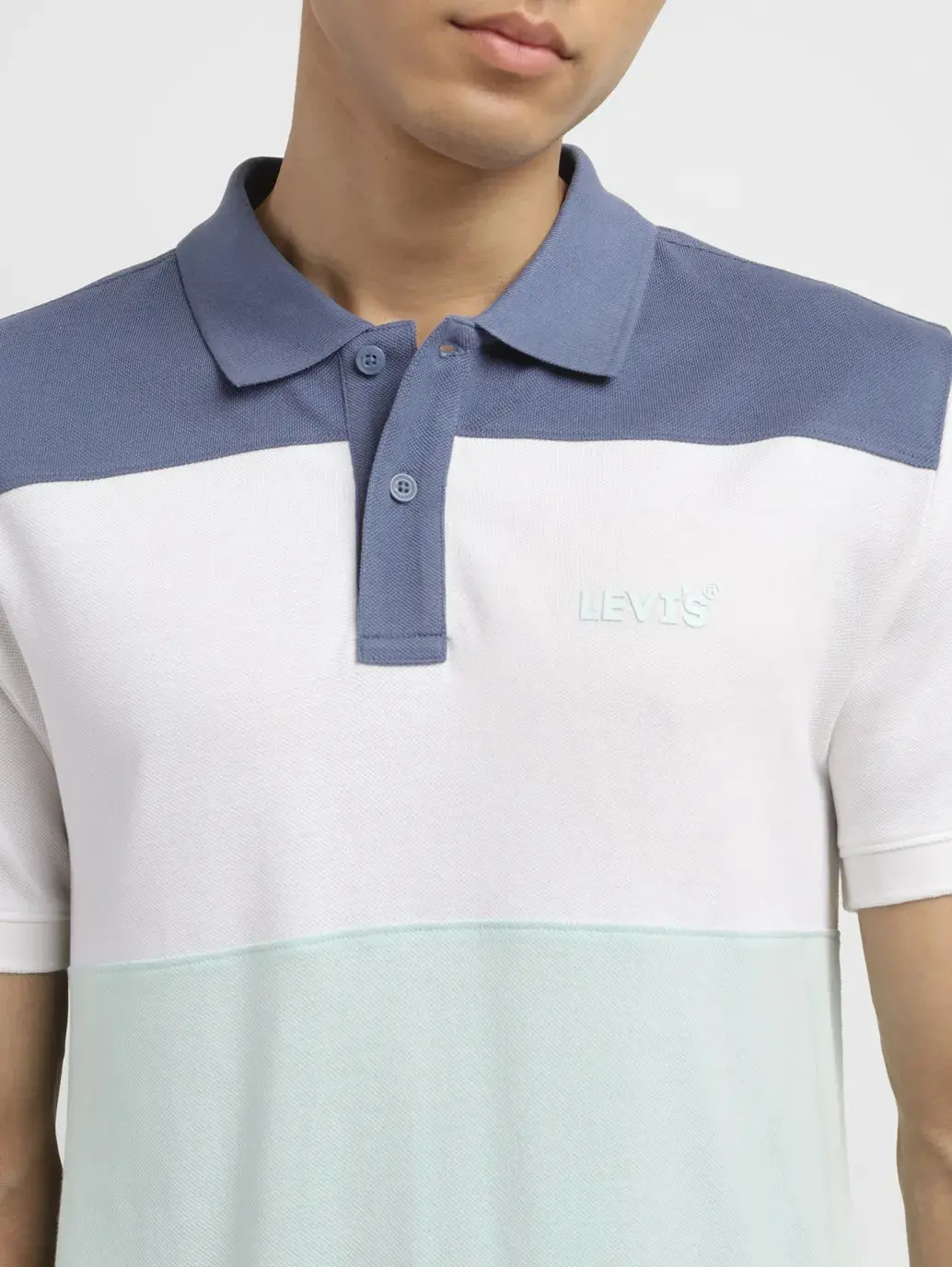 Men's Colorblock Slim Fit Polo T-Shirt 5