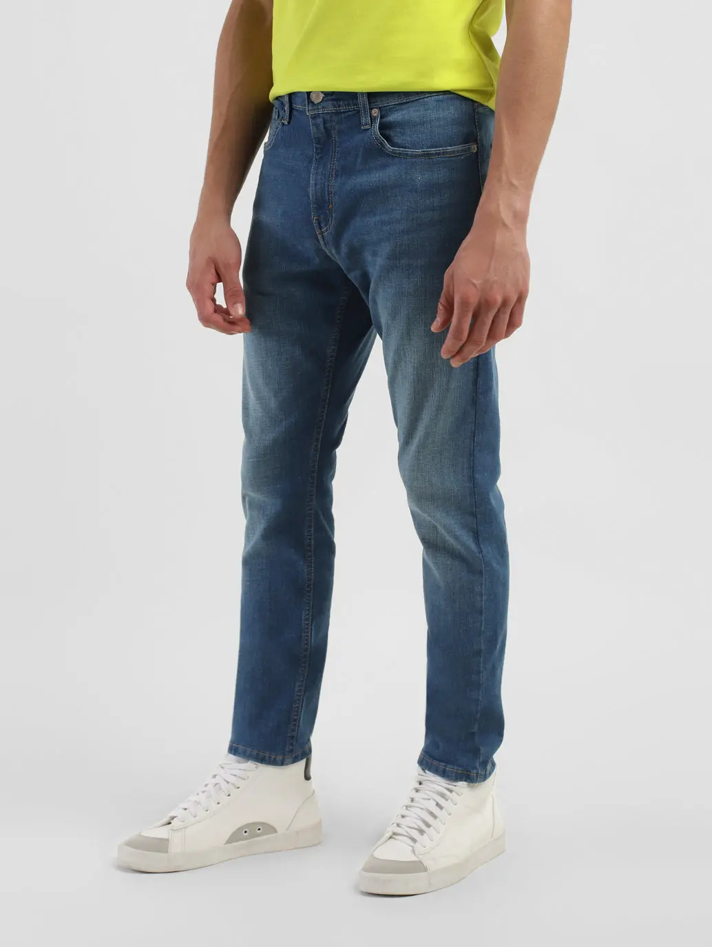 Men's 512 Indigo Slim Tapered Fit Mid Rise Jeans 5