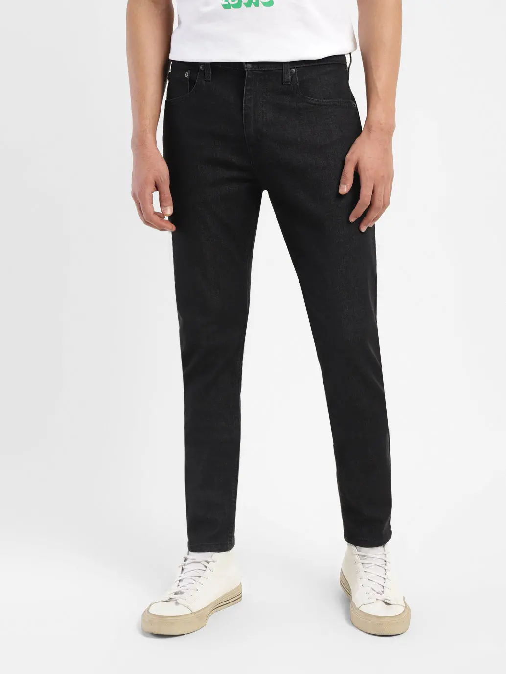 Men's 512 Black Slim Tapered Fit Mid Rise Jeans 2