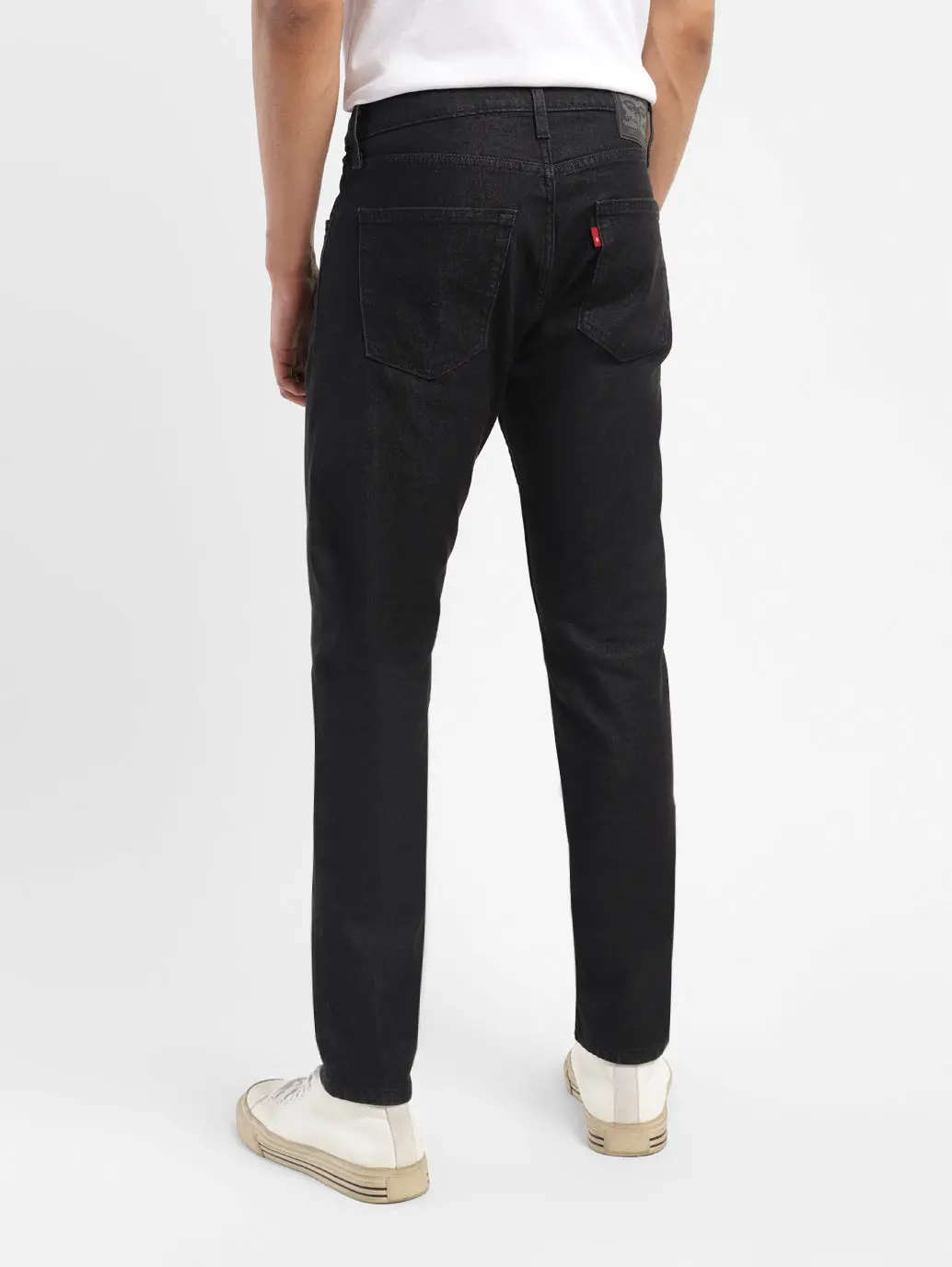 Men's 512 Black Slim Tapered Fit Mid Rise Jeans 3