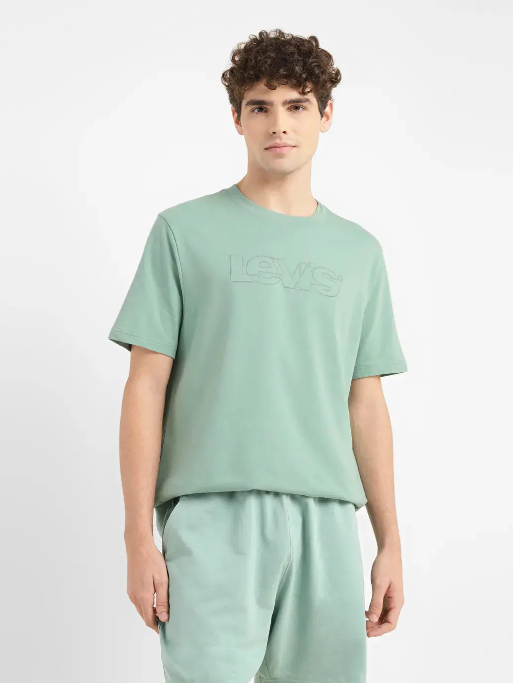 Men's Brand Logo Crew Neck T-Shirt 1