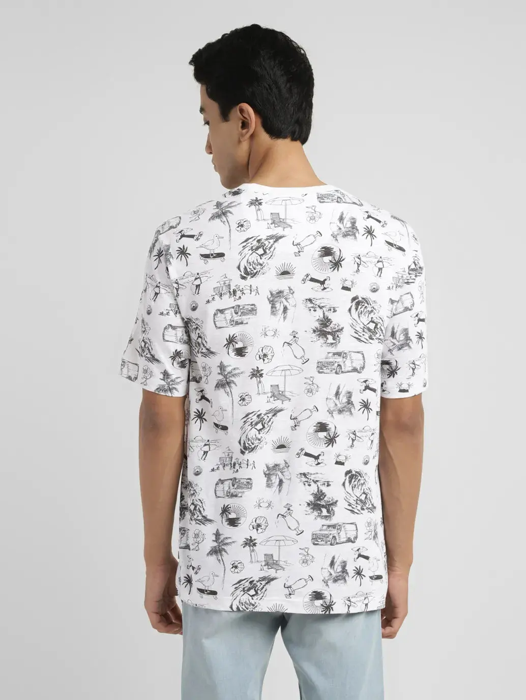 Men's Conversational Slim Fit T-Shirt 3
