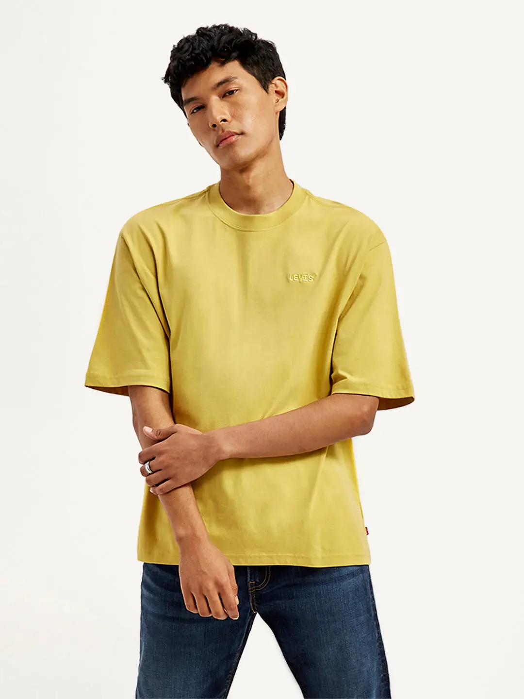 Men's Solid Loose Fit T-Shirt 1