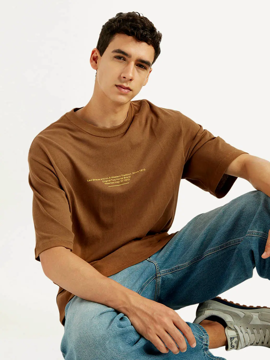 Men's Graphic Print Loose Fit T-Shirt 1