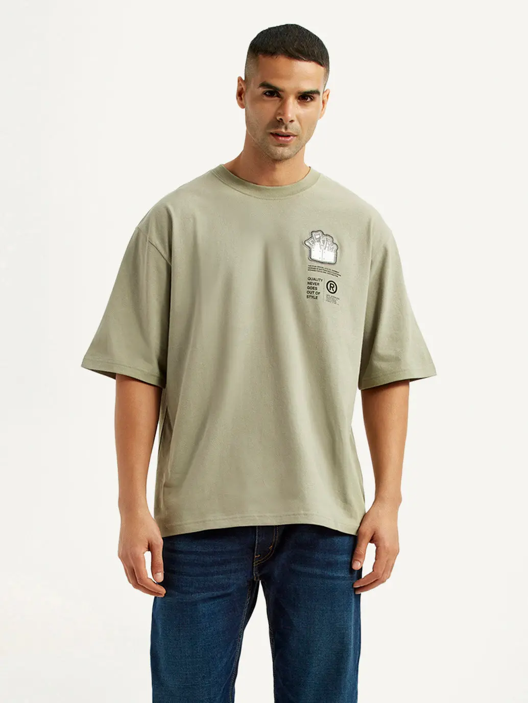 Men's Graphic Print Loose Fit T-Shirt 1