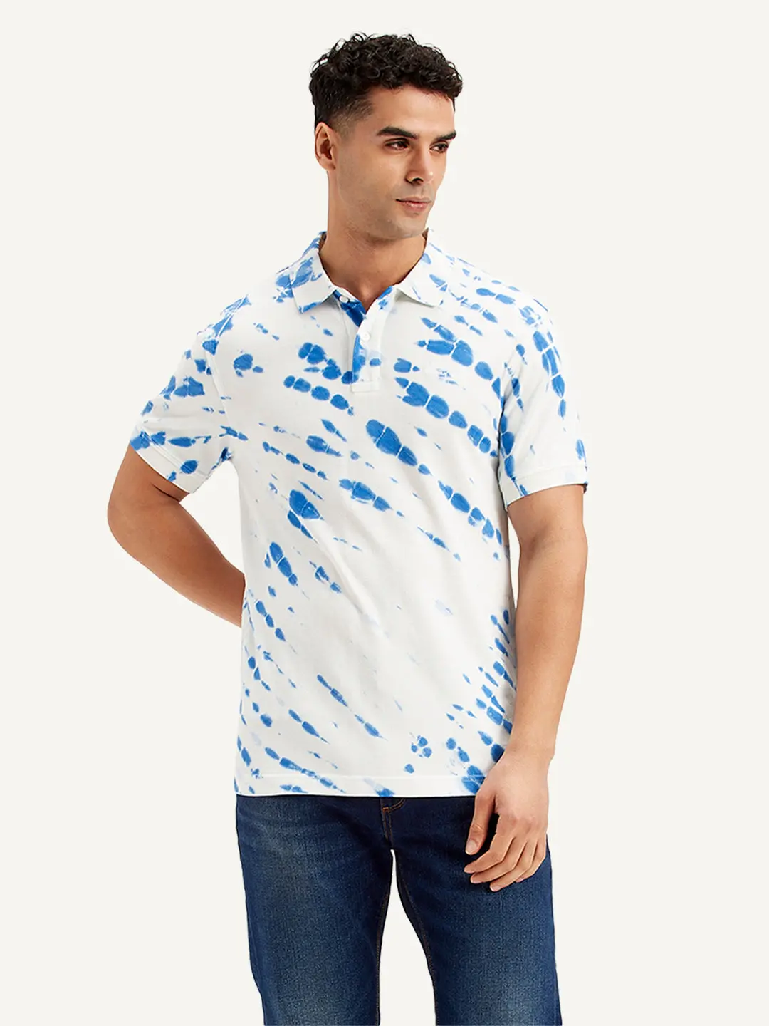 Men's Tie -Dye Slim Fit Polo T-Shirt 2