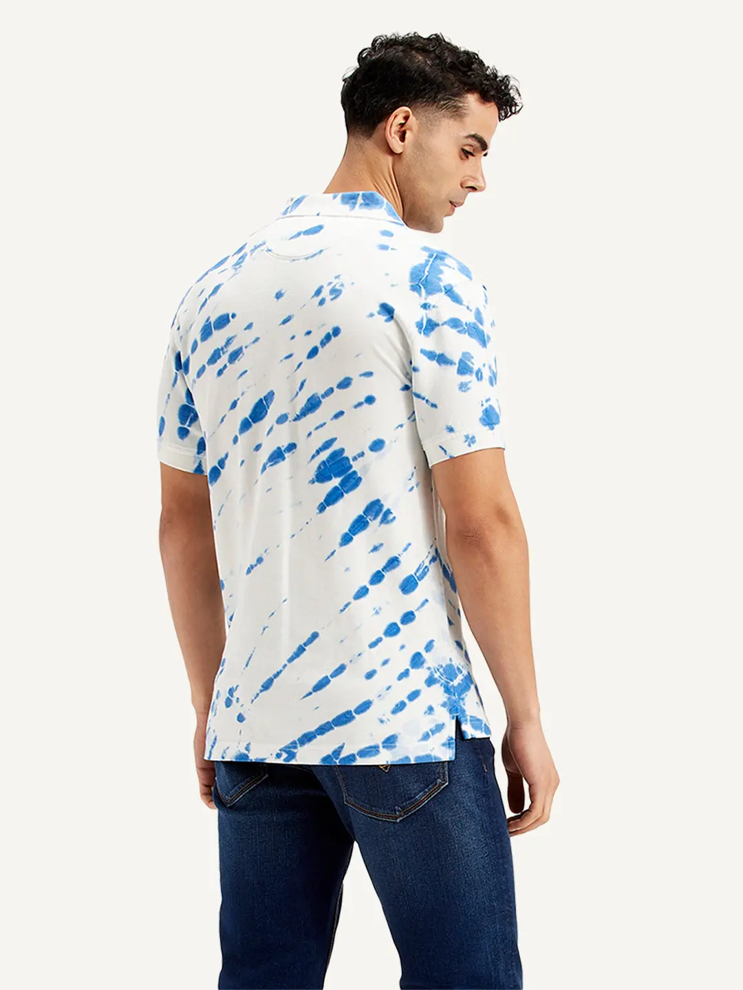 Men's Tie -Dye Slim Fit Polo T-Shirt 3