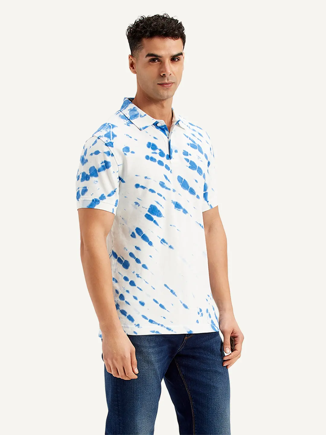 Men's Tie -Dye Slim Fit Polo T-Shirt 4