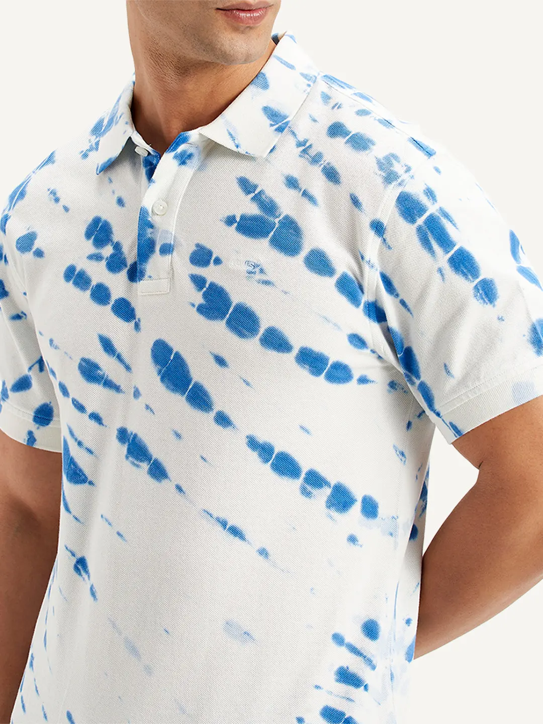 Men's Tie -Dye Slim Fit Polo T-Shirt 5