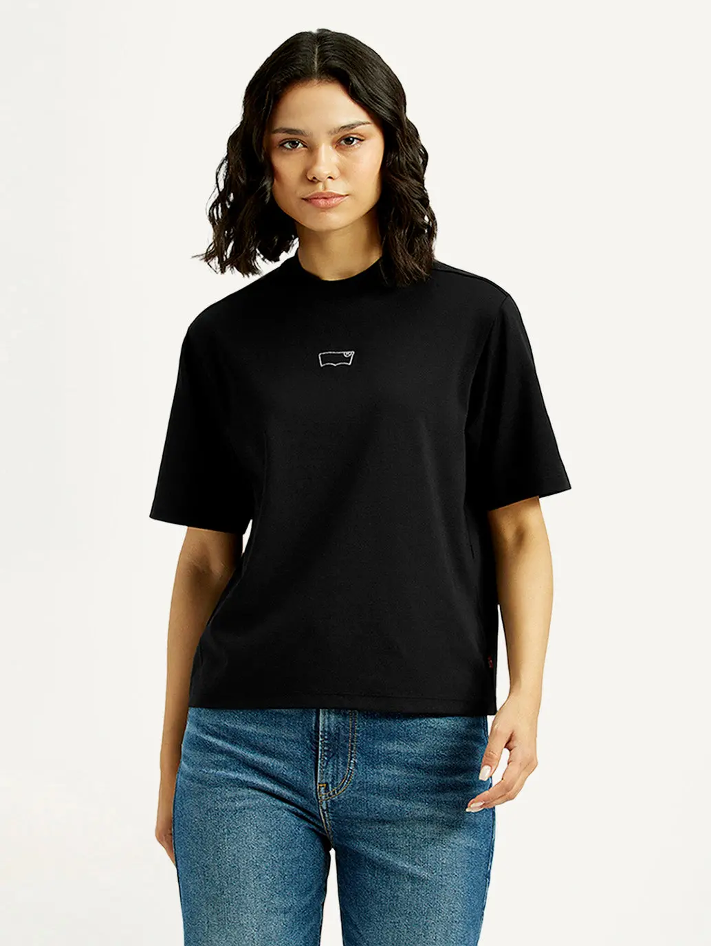 Women's Brand Logo Crew Neck T-Shirt 3