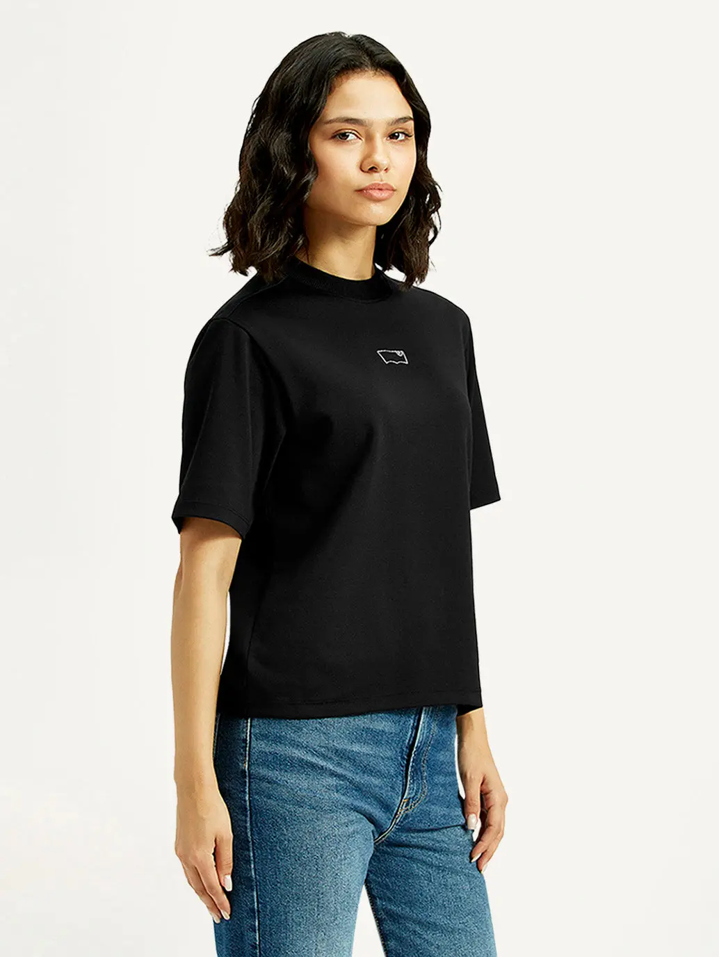 Women's Brand Logo Crew Neck T-Shirt 2
