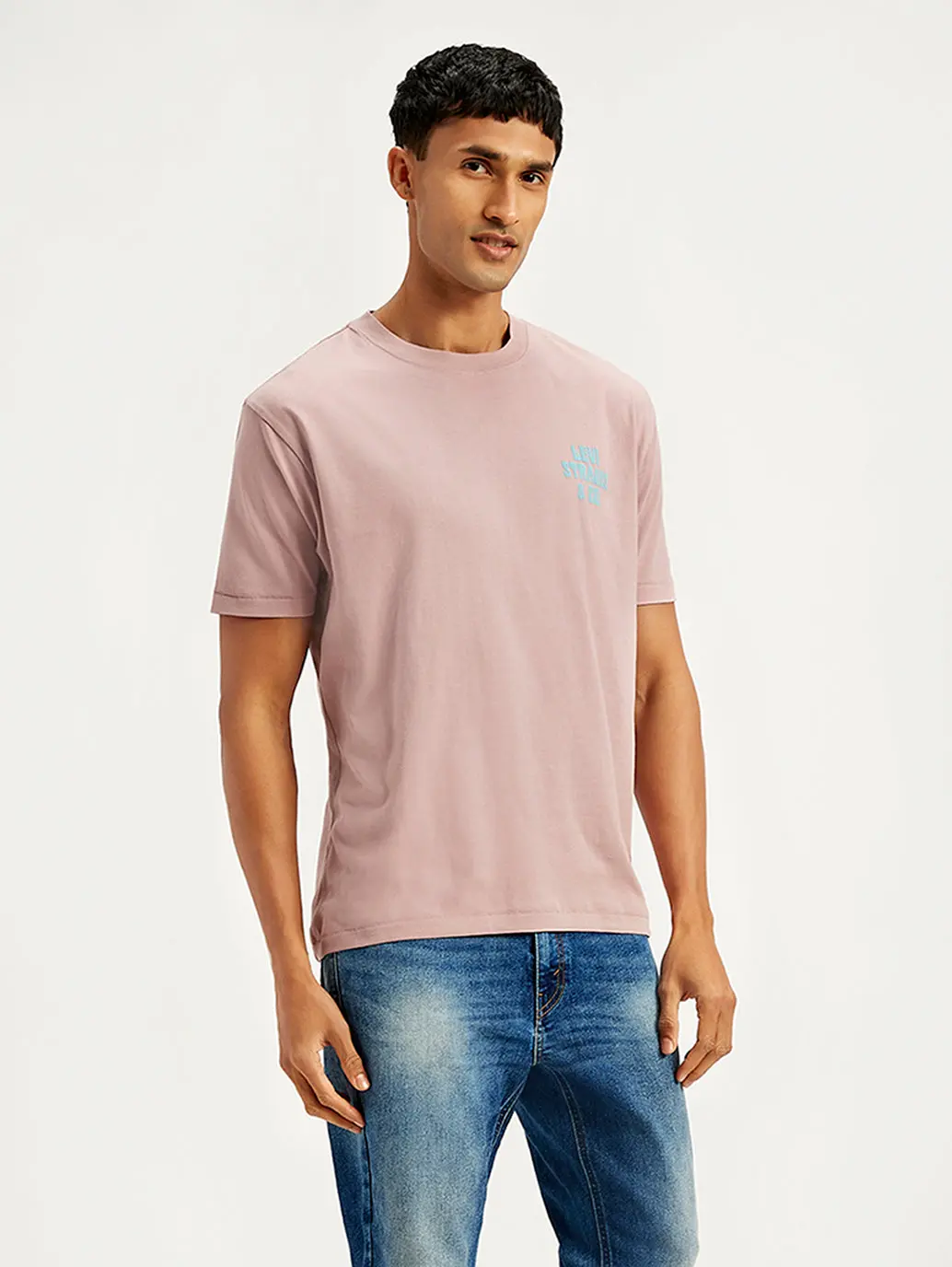 Men's Brand Logo Loose Fit T-Shirt 1