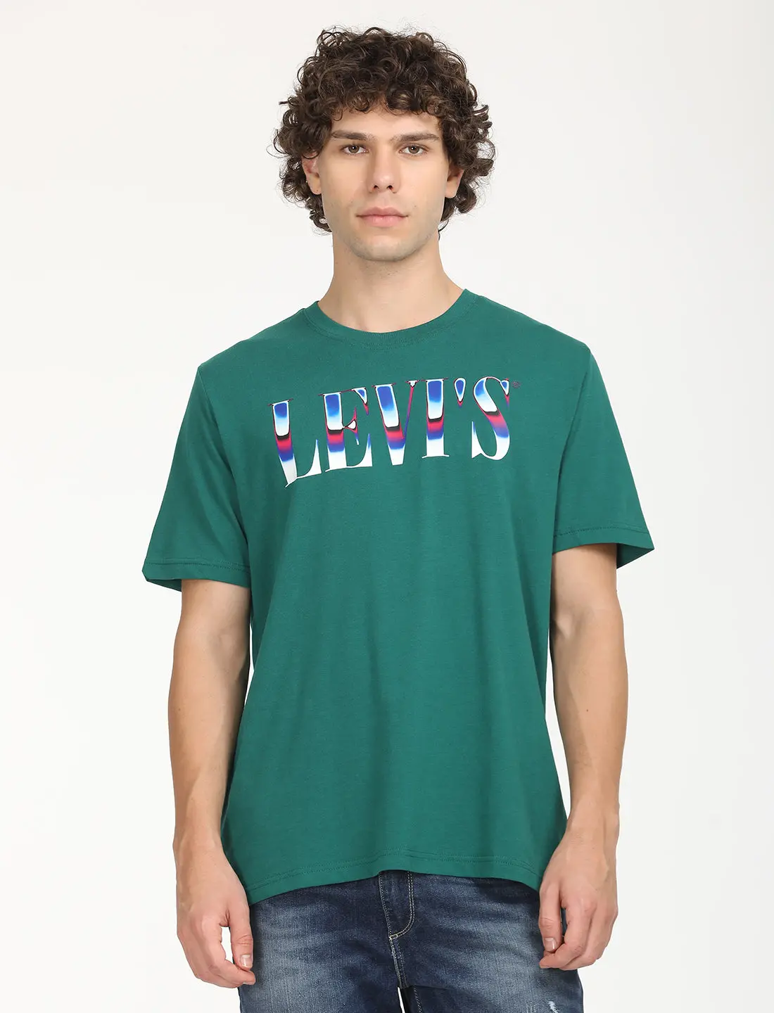 Men's Solid Loose Fit T-Shirt 1