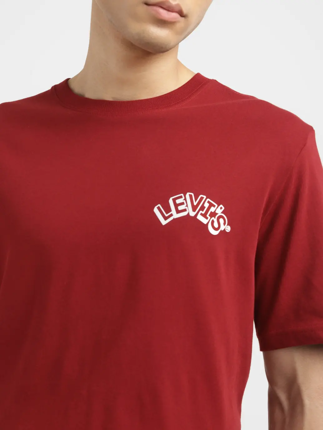 Men's Solid Crew Neck T-Shirt 4