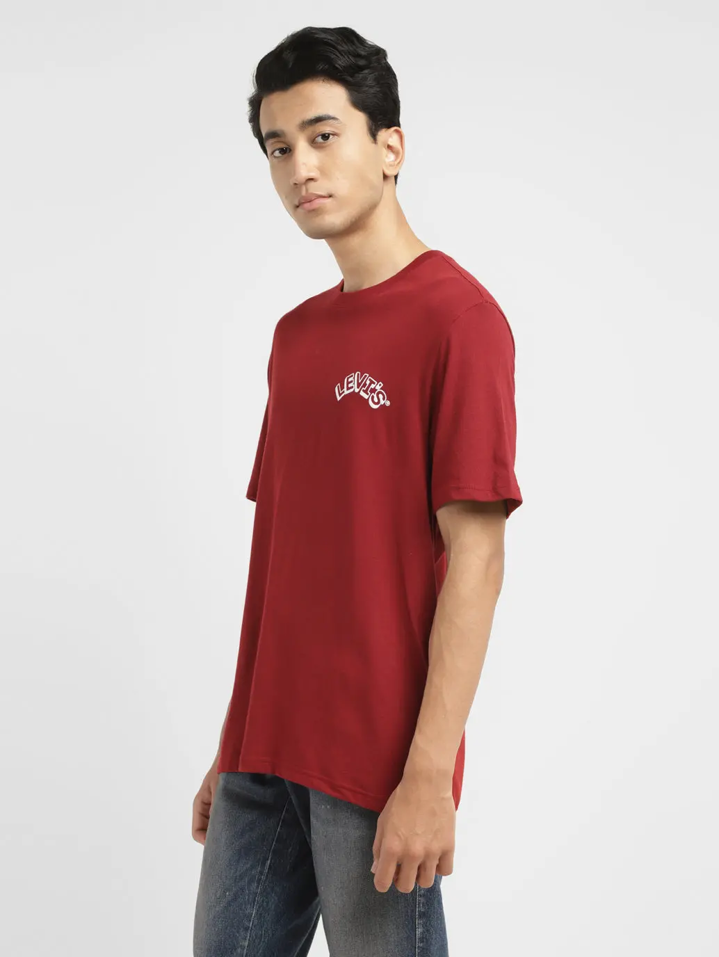 Men's Solid Crew Neck T-Shirt 5