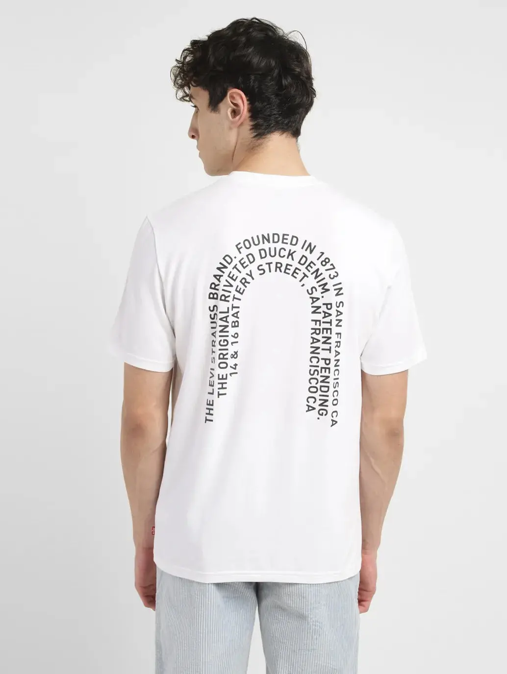 Men's Typographic Print Crew Neck T-Shirt 3