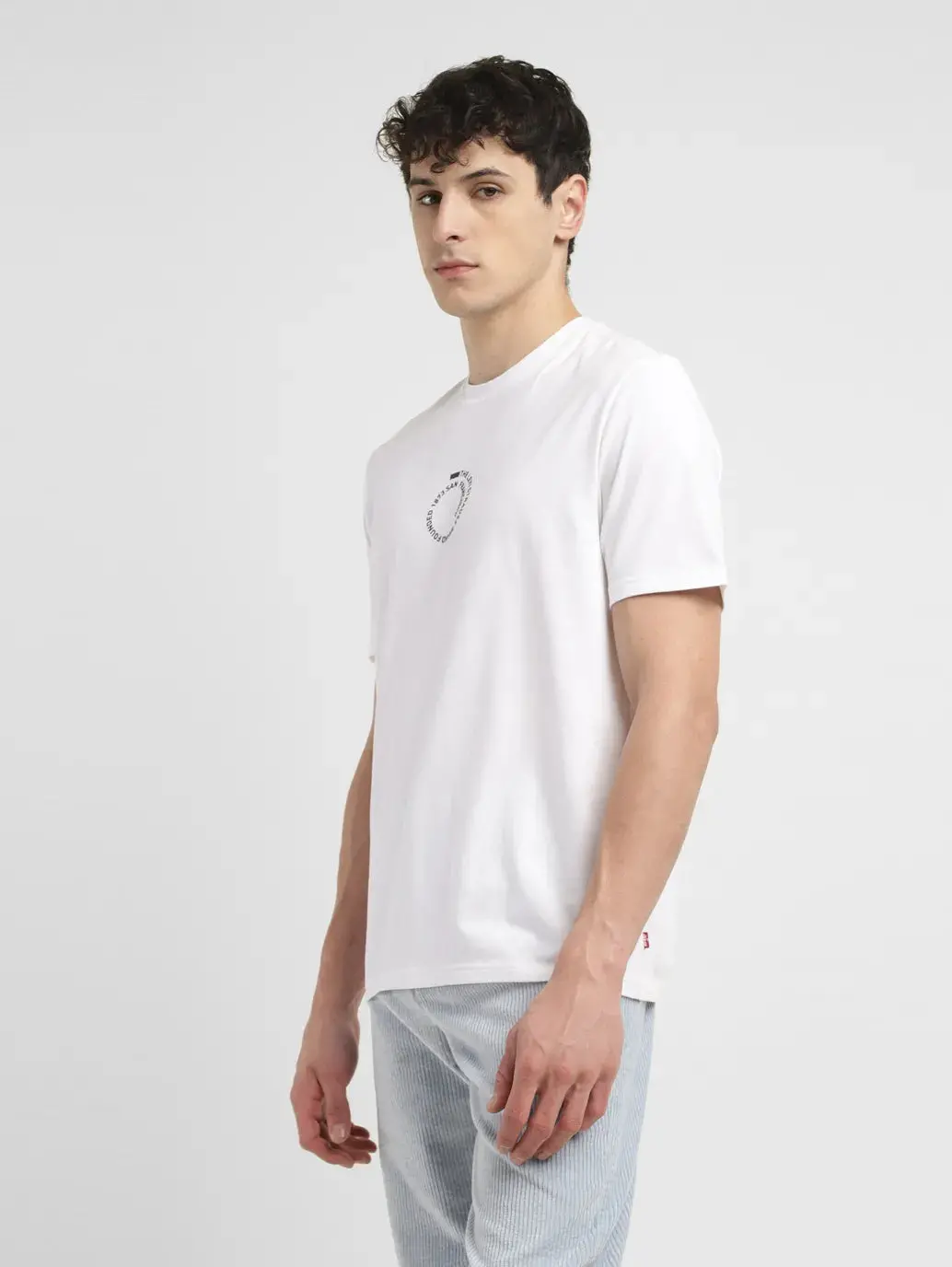 Men's Typographic Print Crew Neck T-Shirt 4