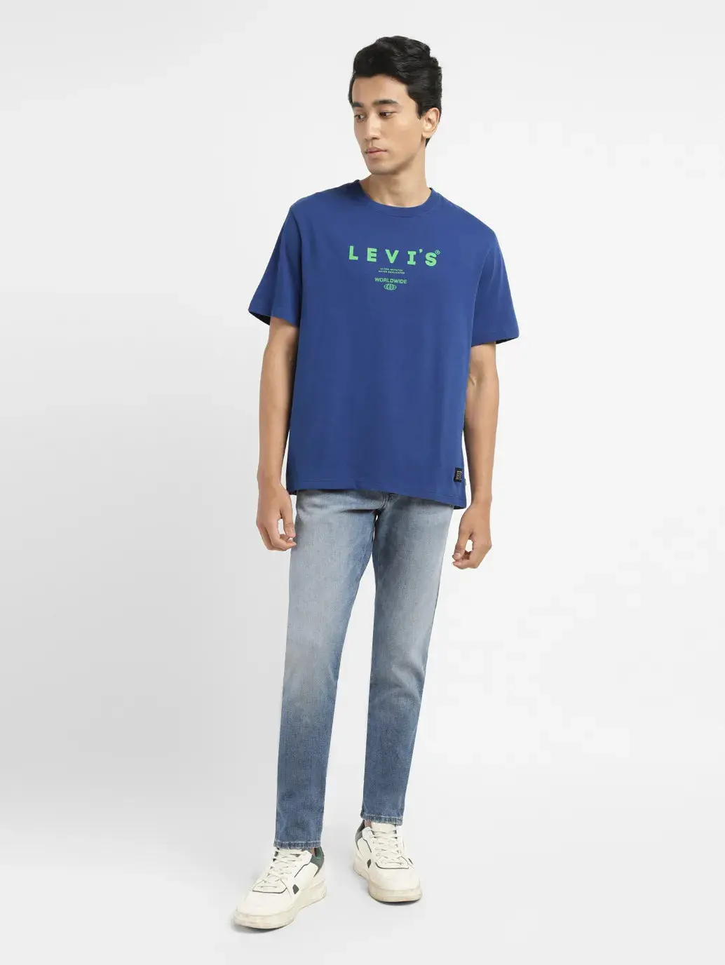 Men's Brand Logo Crew Neck T-Shirt 1