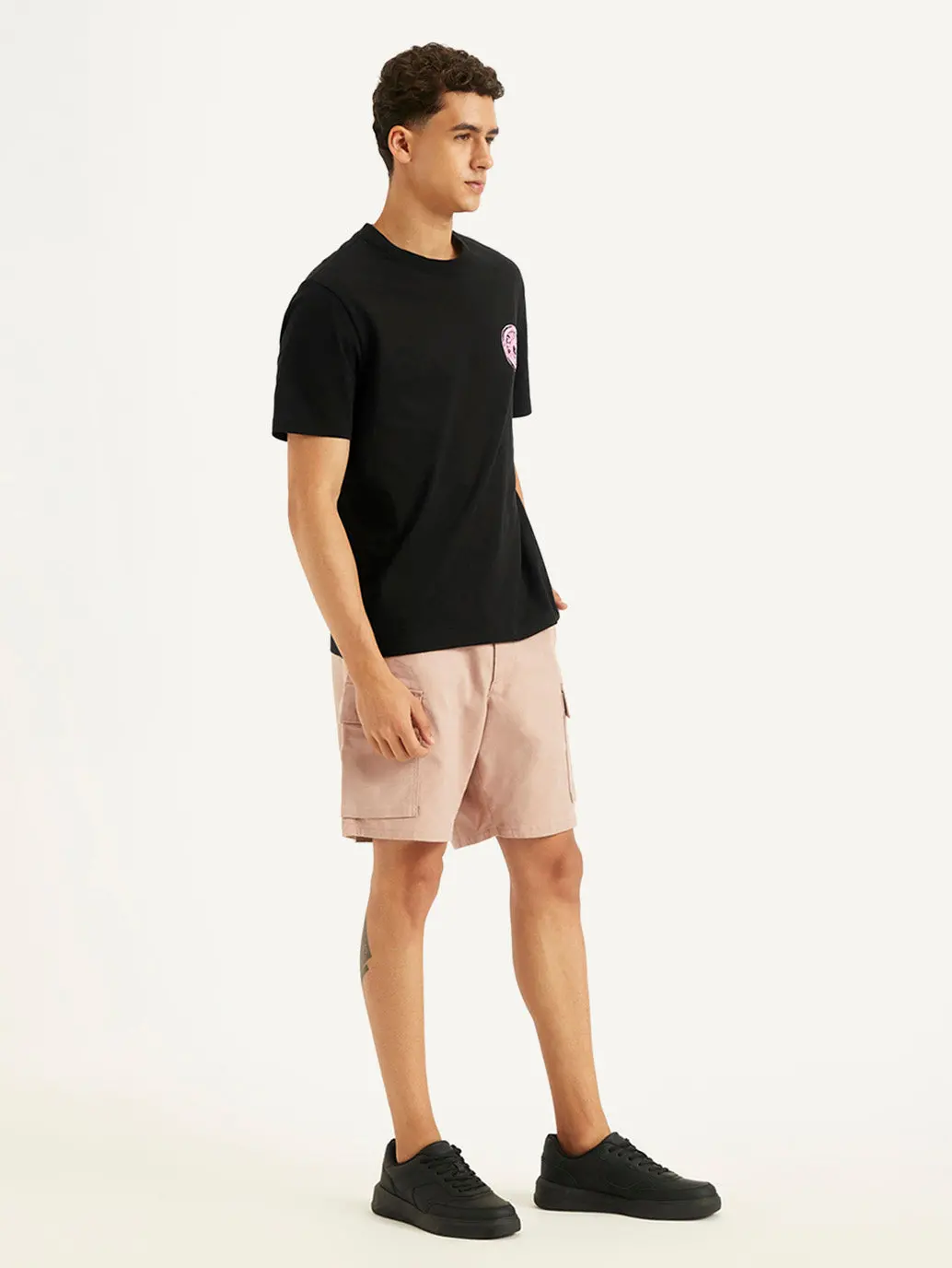 Men's Graphic Print Regular Fit T-Shirt 3