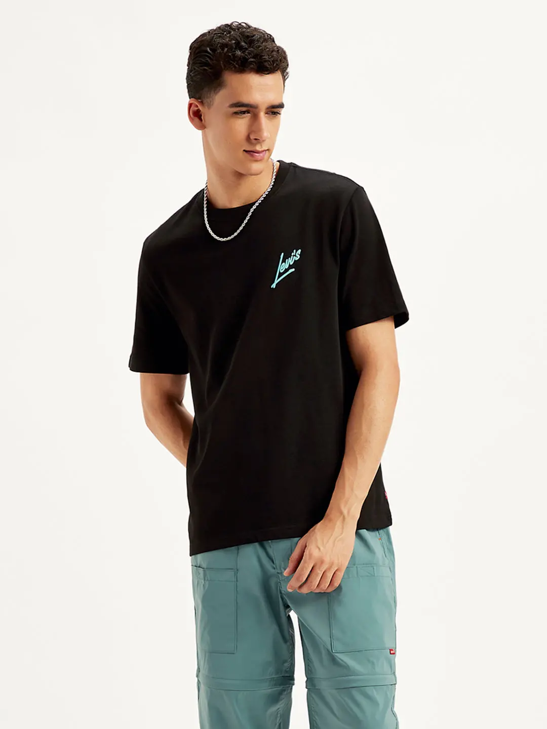 Men's Graphic Print Regular Fit T-Shirt 1