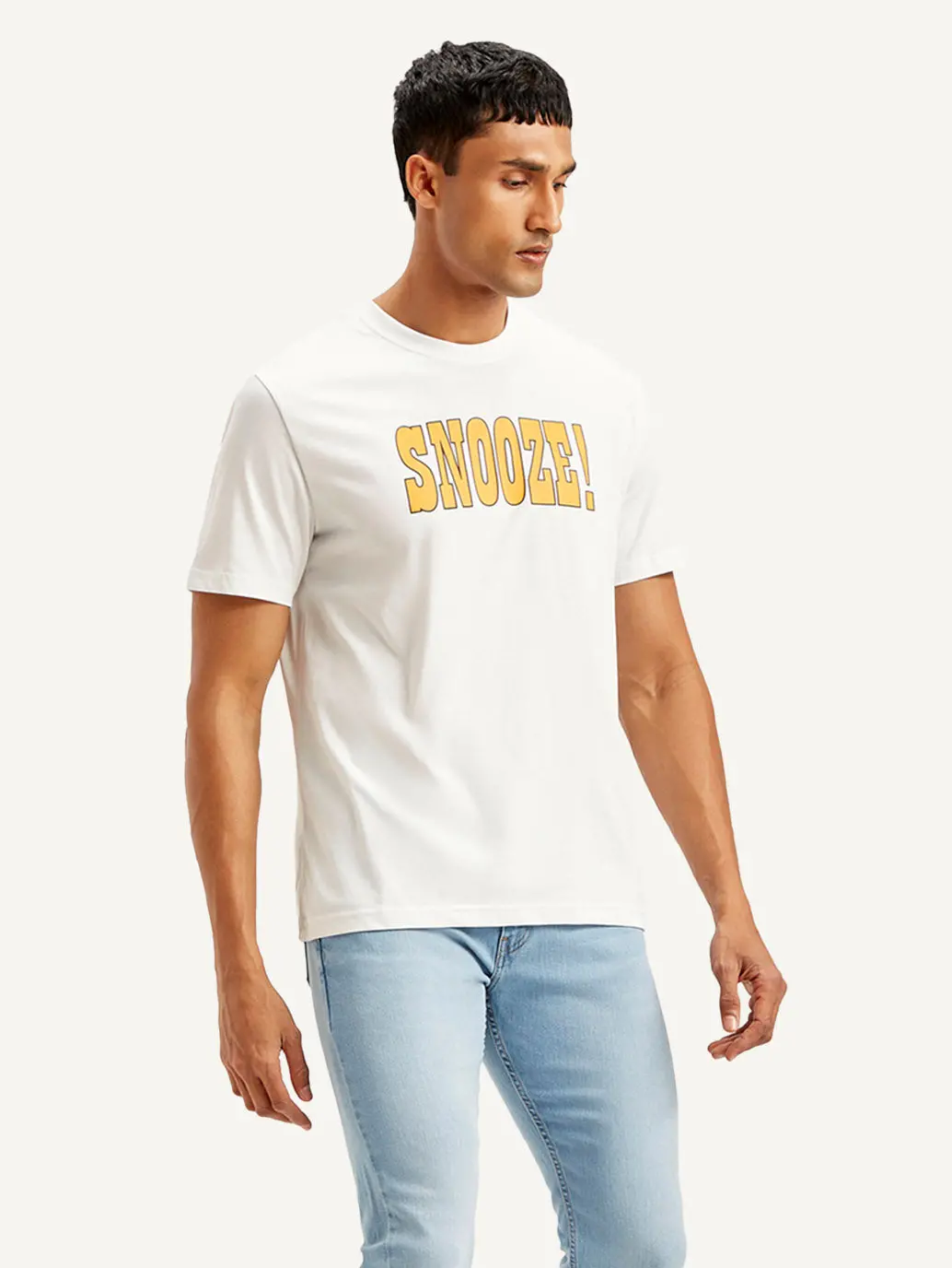 Men's Typography Crew Neck T-Shirt 5