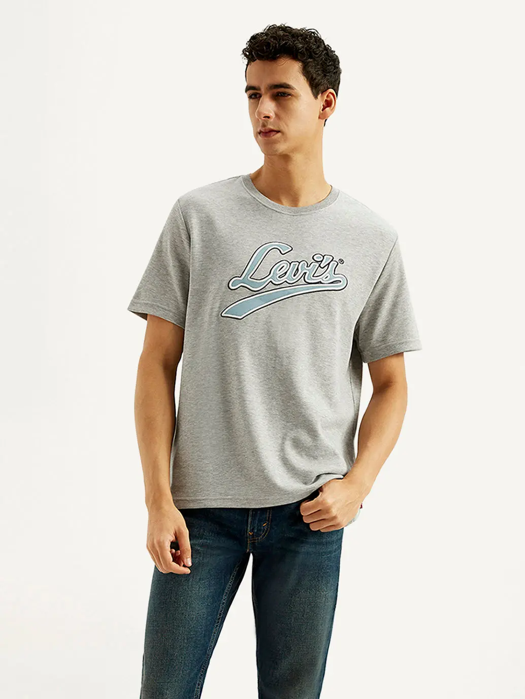 Men's Brand Logo Crew Neck T-Shirt 1