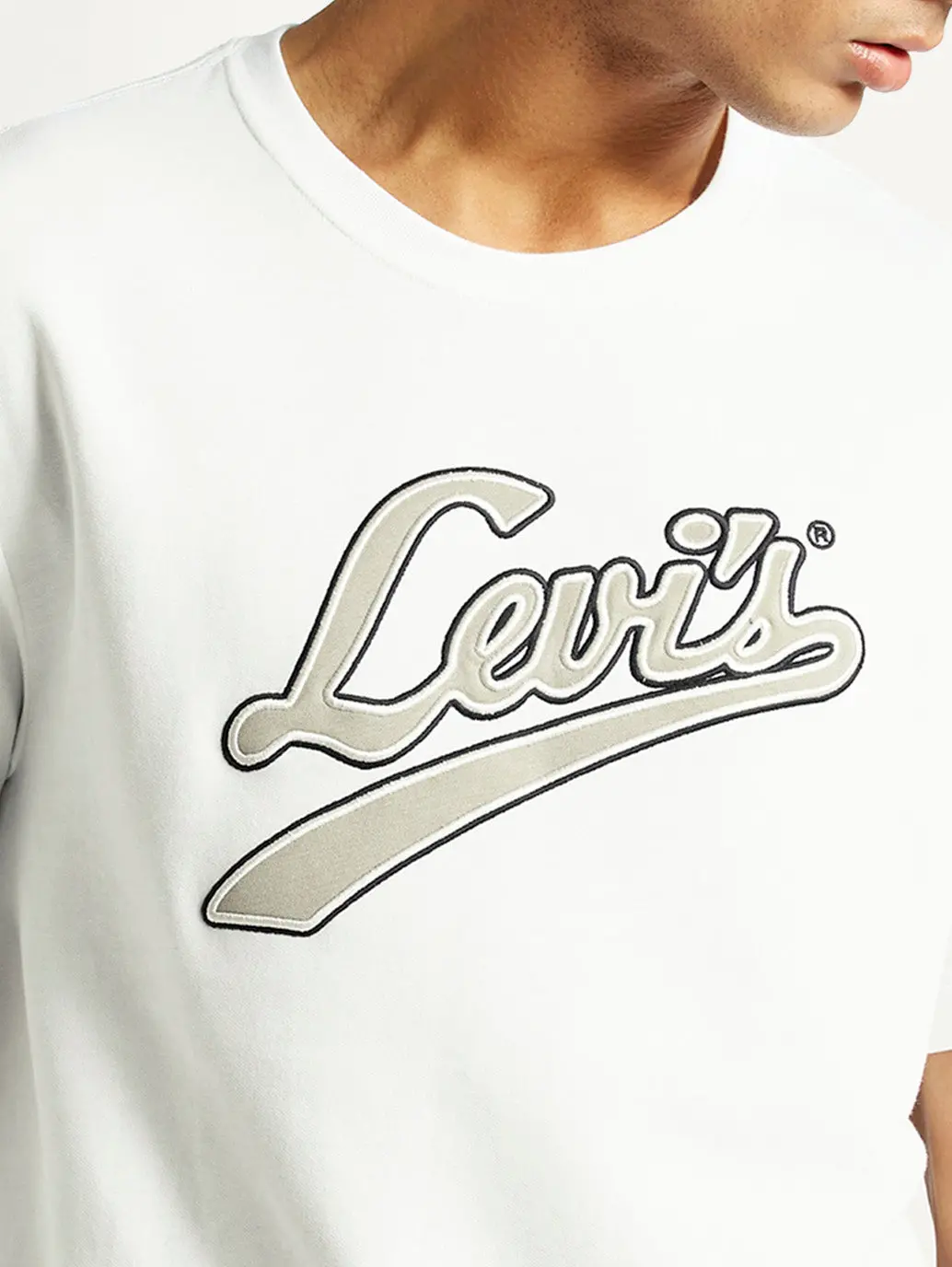 Men's Typography Regular Fit T-Shirt 4