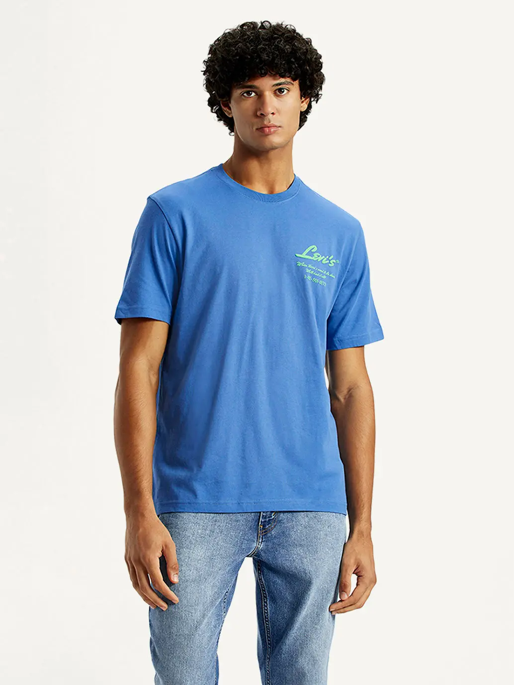 Men's Typography Regular Fit T-Shirt 1