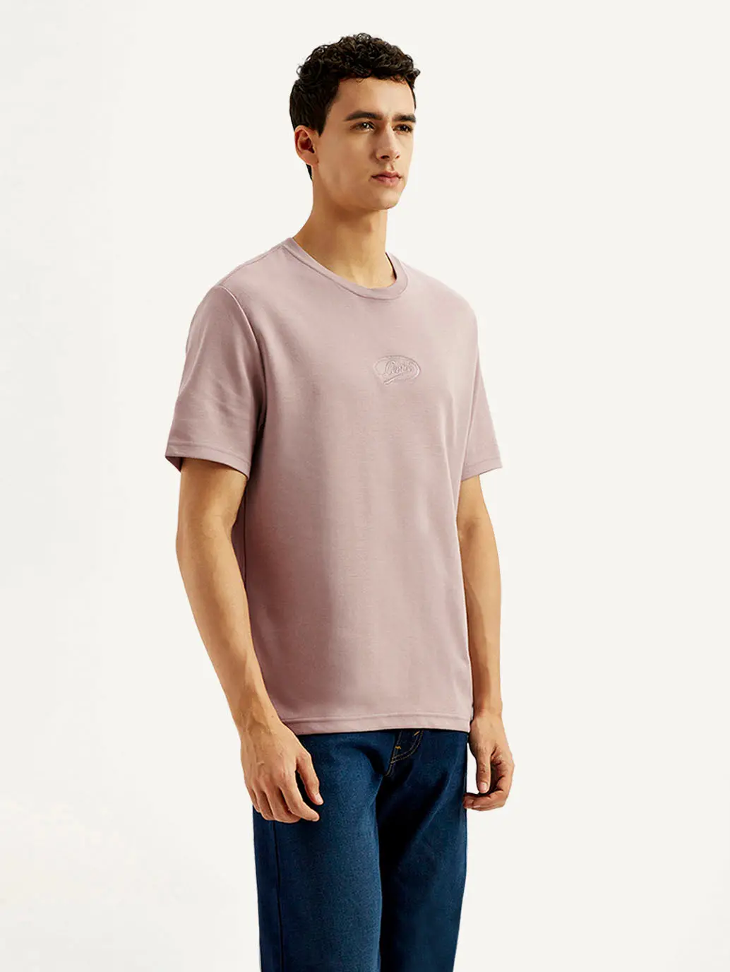 Men's Solid Crew Neck T-Shirt 2