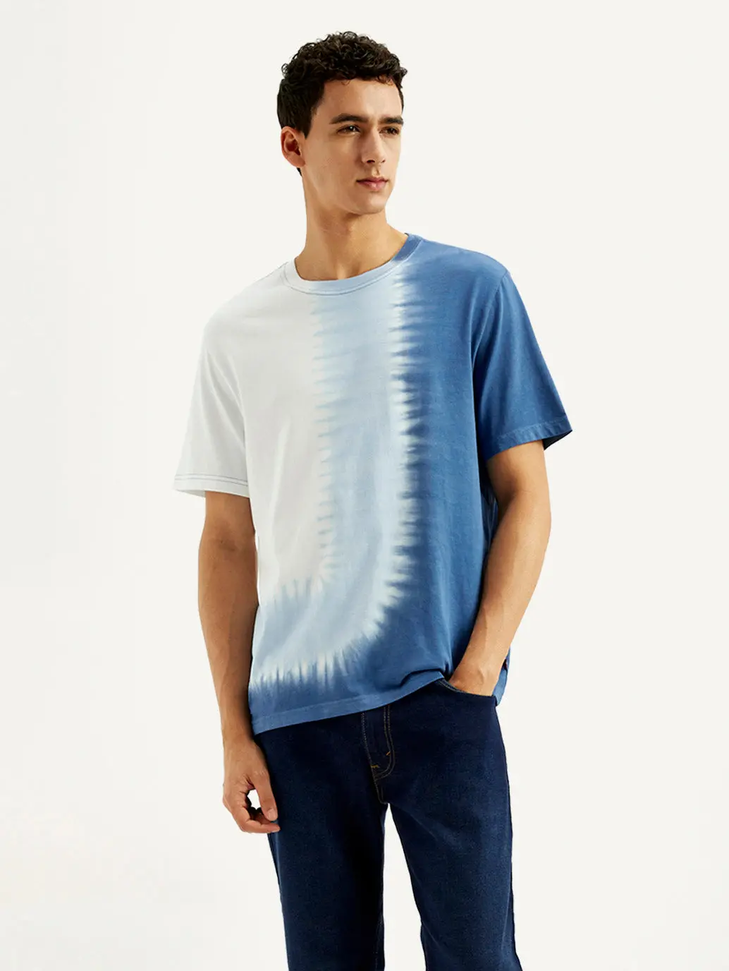 Men's Tie-Dye Crew Neck T-Shirt 1