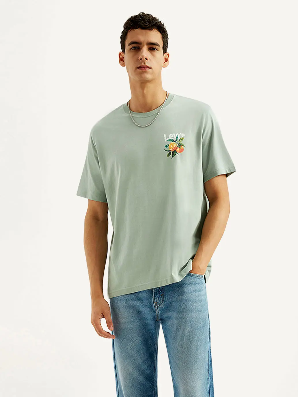 Men's Graphic Print Crew Neck T-Shirt 4