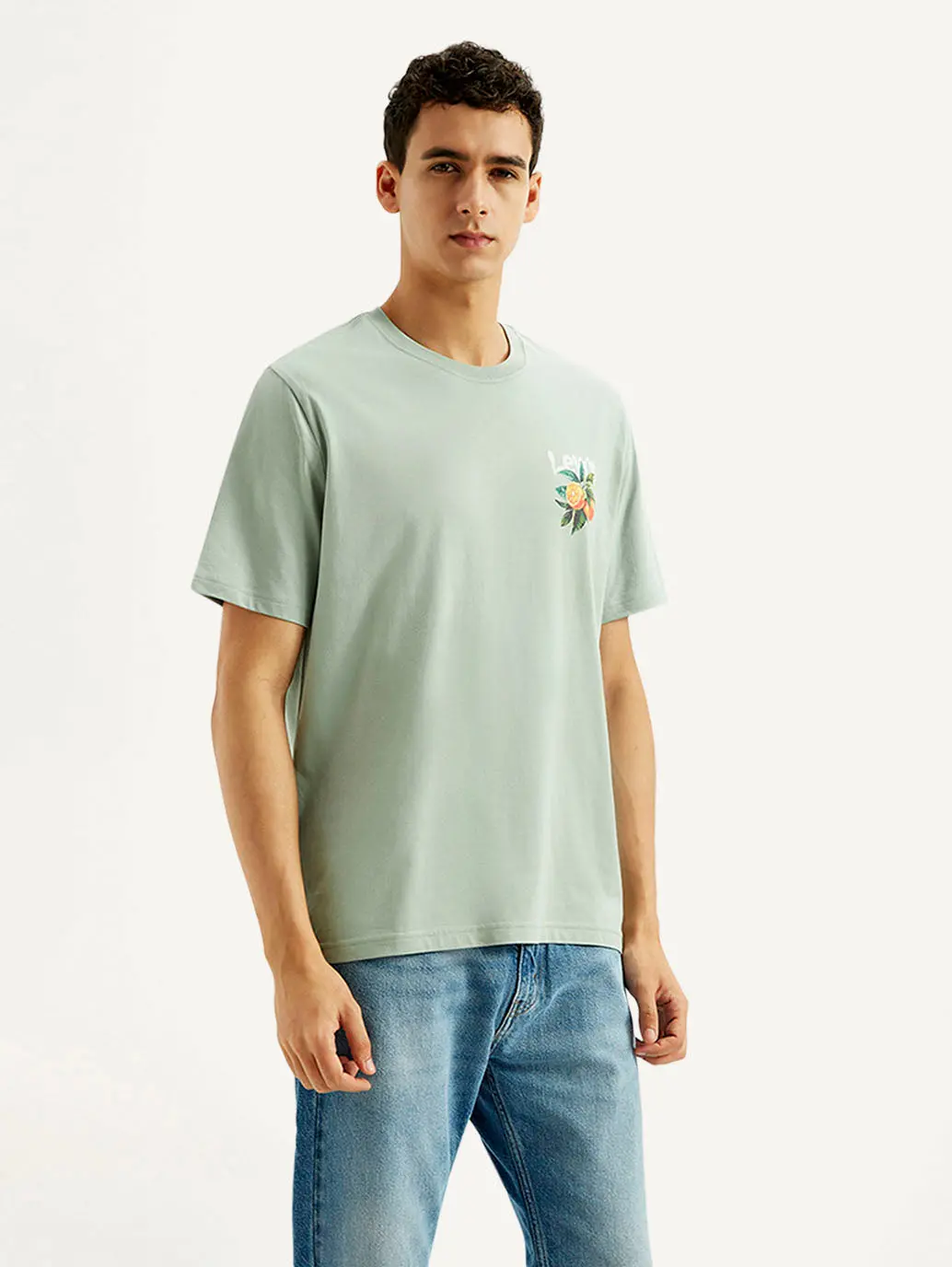 Men's Graphic Print Crew Neck T-Shirt 2