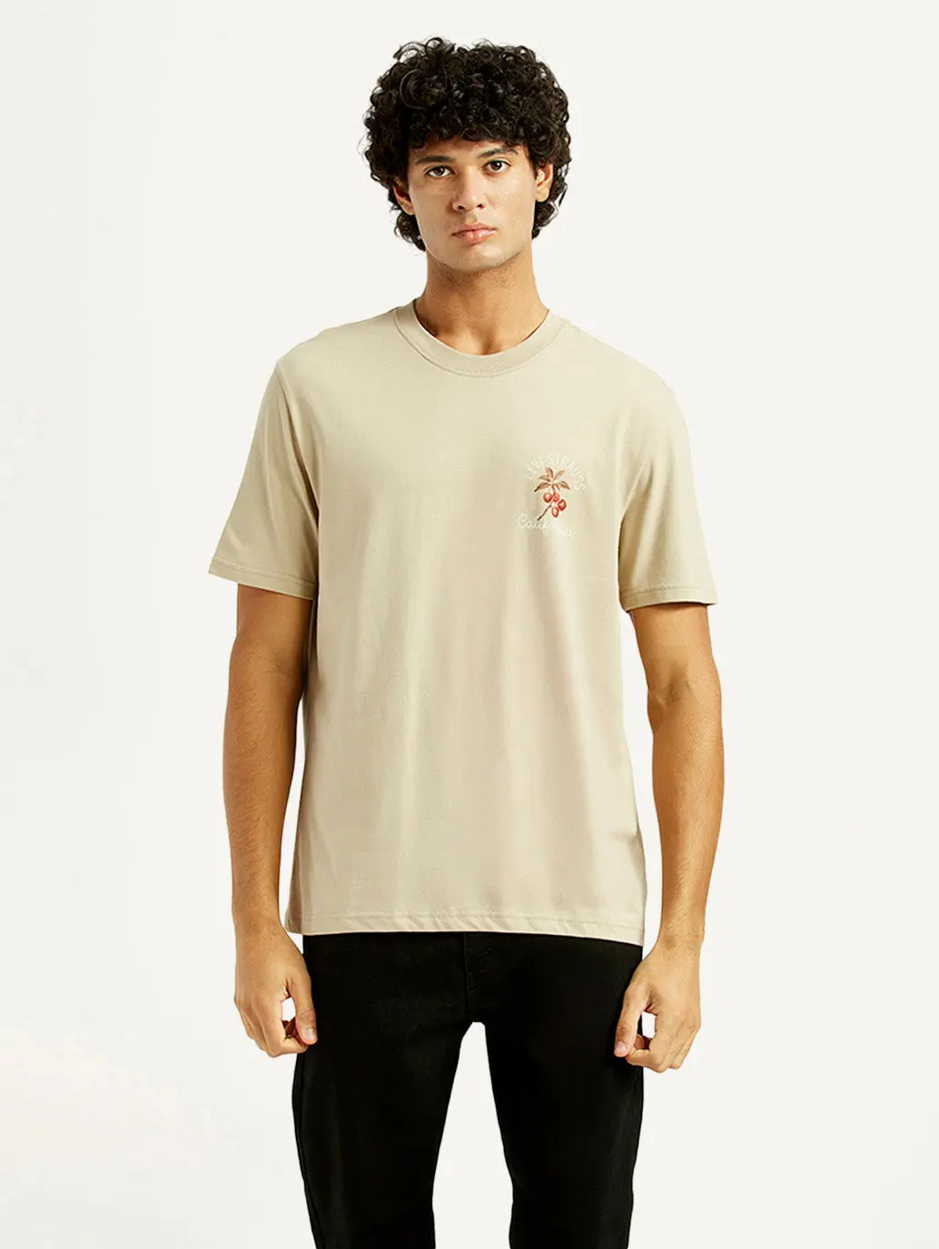 Men's Graphic Print Crew Neck T-Shirt 1