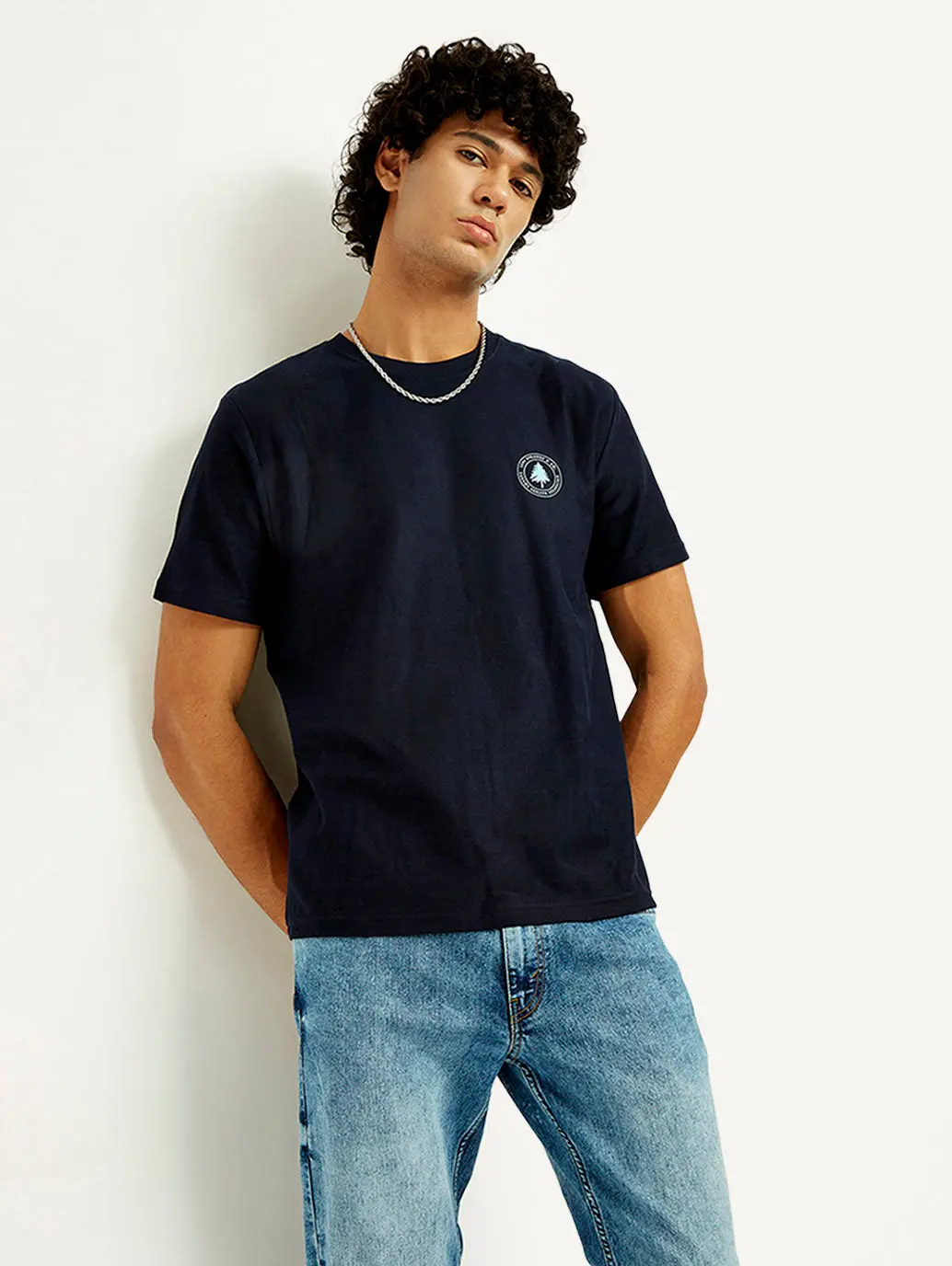 Men's Graphic Print Crew Neck T-Shirt 1