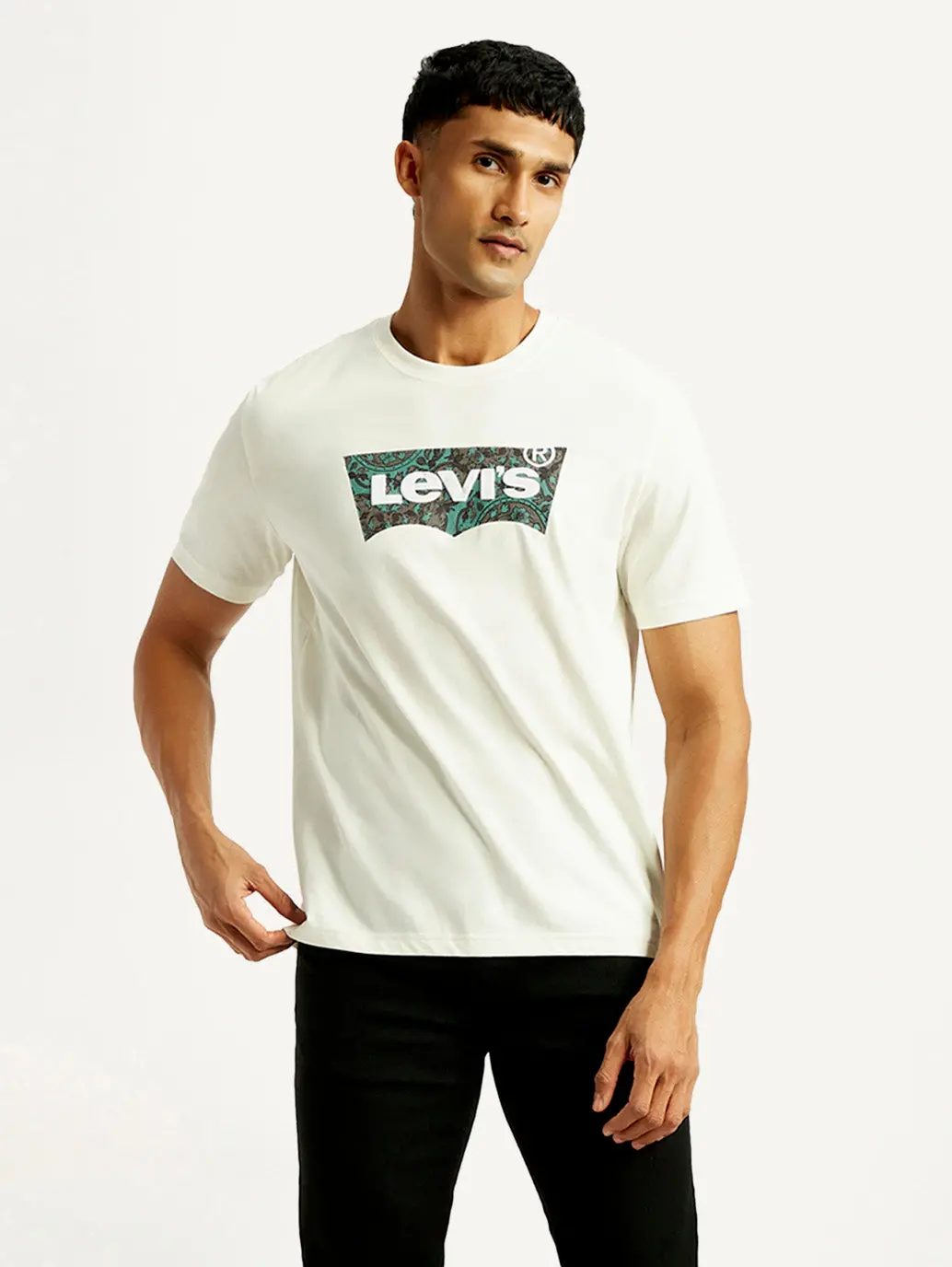 Men's Brand Logo Crew Neck T-Shirt 1