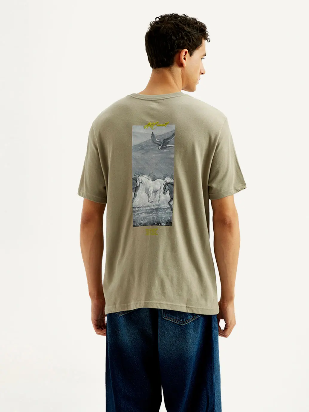 Men's Typography Crew Neck T-Shirt 1