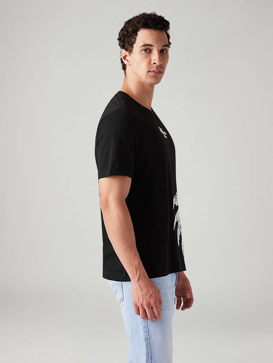 Men's Graphic Print Regular Fit T-Shirt 5