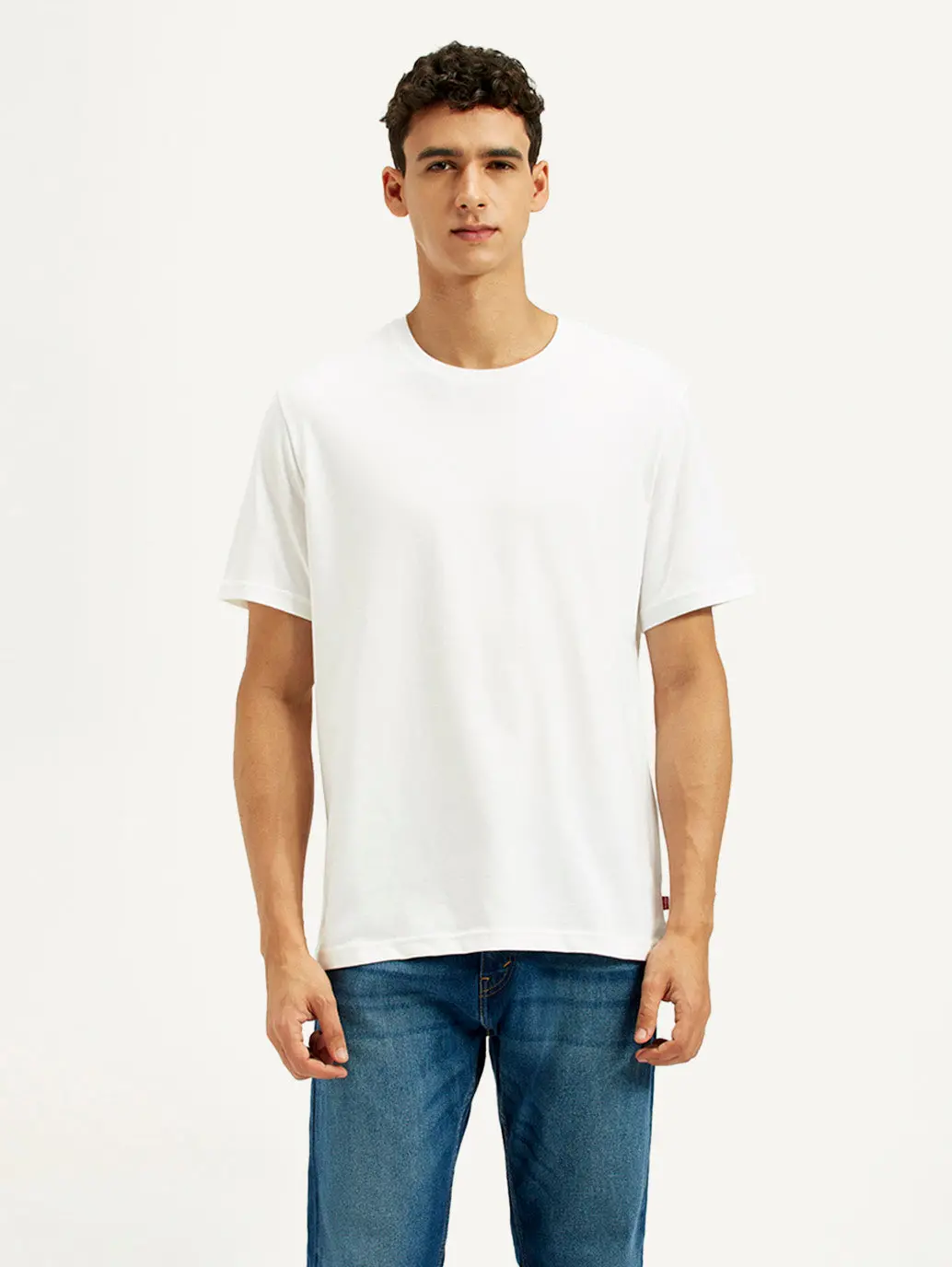 Men's Solid Crew Neck T-Shirt 1