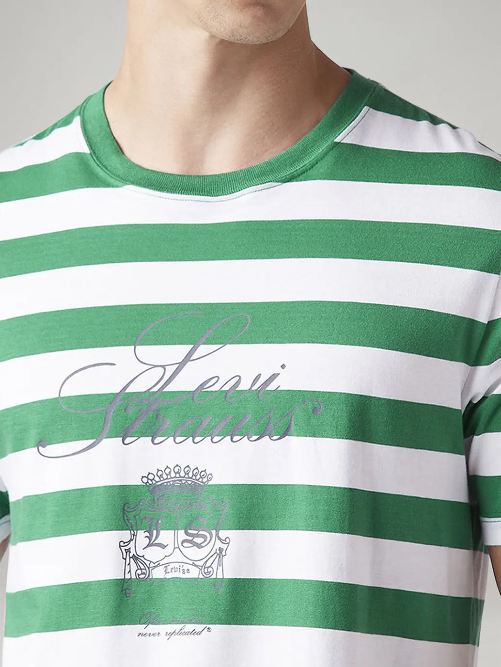 Men's Striped Regular Fit T-Shirt 4