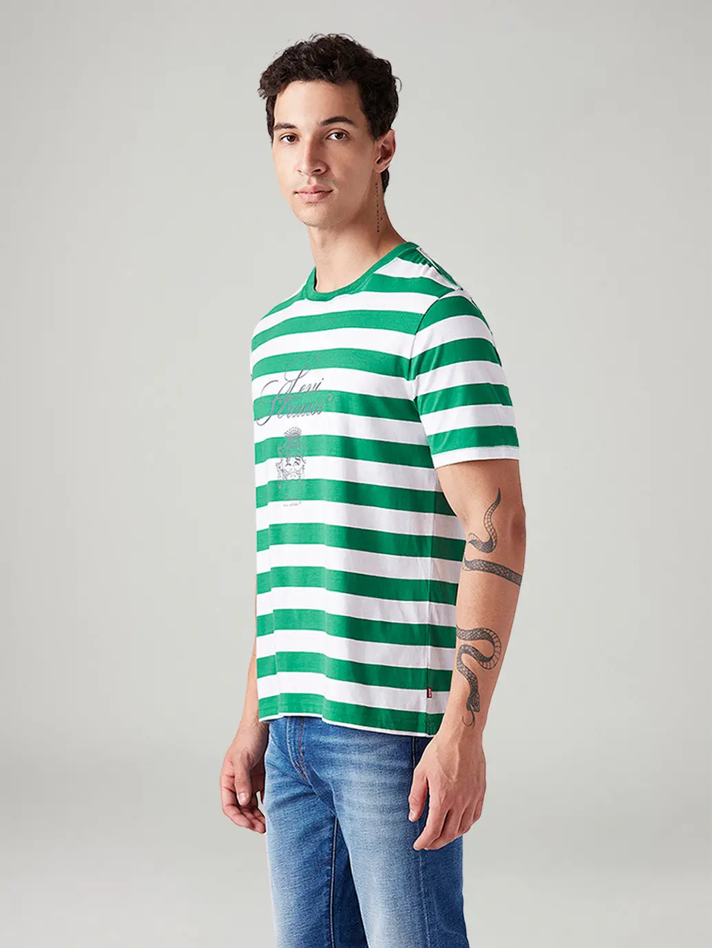 Men's Striped Regular Fit T-Shirt 5