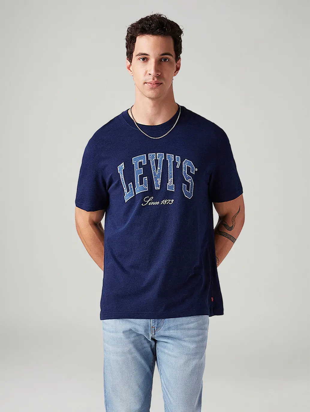 Men's Logo Printed Regular Fit T-Shirt 1